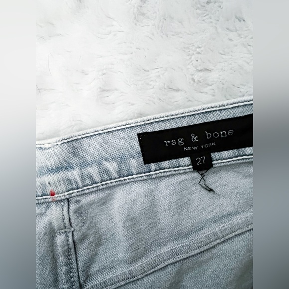 RAG & BONE Dean Distressed Ankle Cigarette Jean - Picture 6 of 13